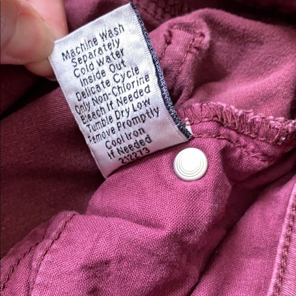 Cabi Burgundy Jeans - Picture 7 of 7
